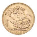 1912 George V Large Head Australia Full Sovereign Coin