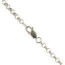 9ct Yellow Gold Cross Pendant and Belcher Chain 22"