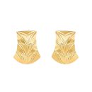 22ct Yellow Gold Hoops with Textured Design