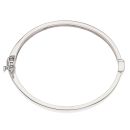 Silver Child's Plain Bangle By Icesia