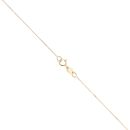 9ct Yellow Gold 0.08cts Diamond Drop Pendant And 16" Chain by Anya Belle
