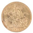 1913 George V Large Head UK Full Sovereign Coin
