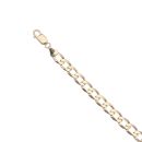 9ct Yellow Gold Curb Bracelet 8"