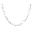 9ct Yellow Gold Square Curb Chain 20"