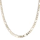 9ct Yellow Gold Figaro Chain 22"