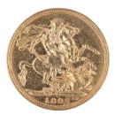 1895 Victoria Old Head Australia Full Sovereign Coin