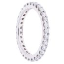 18ct White Gold 1.00ct Brilliant Cut Lab Grown Full Eternity Ring