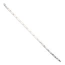 9ct White Gold Greek Key Bracelet 7"
