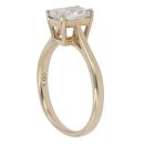 9ct Yellow Gold 1.00ct Emerald Cut Lab Grown Diamond Solitaire Ring