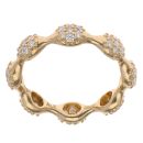 Pandora 18ct Yellow Gold 0.50ct Brilliant Cut Diamond Cluster Ring