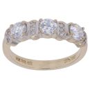 14ct Yellow Gold Cubic Zirconia Fancy Ring