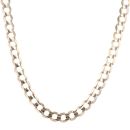 9ct Yellow Gold Curb Chain 22"