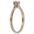 9ct Yellow Gold 0.05ct Diamond Solitaire Ring