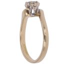 18ct Yellow Gold 0.33ct Brilliant Cut Diamond Solitaire Ring