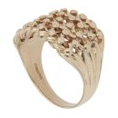 9ct Yellow Gold Five Row Keeper Ring