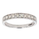 9ct White Gold 0.50ct Diamond Eternity Ring