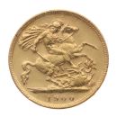 1900 Victoria Old Head UK Half Sovereign Coin