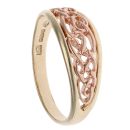 9ct Yellow and Rose Gold Celtic Clogau Ring