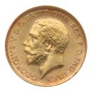 1914 George V Large Head UK Half Sovereign Coin
