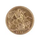 1900 Victoria Old Head UK Full Sovereign Coin