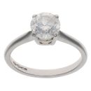 Platinum 1.50ct Brilliant Cut Diamond Solitaire Ring