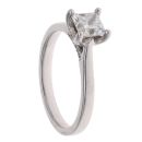 Platinum 0.95ct Diamond Solitaire Ring