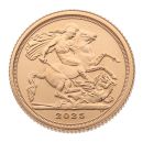 2025 Charles III UK Quarter Sovereign Coin