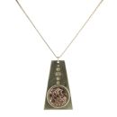9ct Yellow Gold 1978 George UK Full Sovereign HM Ingot Pendant and Chain 24"