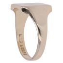 9ct Yellow Gold Sunshine Edge Signet Ring