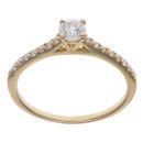 18ct Yellow Gold 0.45ct Brilliant Cut Diamond Solitaire Ring
