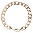 9ct Yellow Gold Curb Bracelet 9"