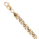 9ct Yellow Gold Byzantine Bracelet 8"
