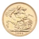 1899 Victoria Old Head Australia Full Sovereign Coin