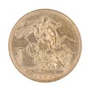 1893 Victoria Old Head UK Full Sovereign Coin