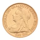 1900 Victoria Old Head UK Half Sovereign Coin