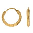 22ct Yellow Gold Huggies Hoop Earrings