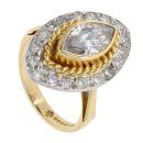 18ct Yellow Gold 2.40ct Diamond Fancy Ring