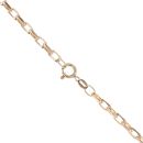 9ct Yellow Gold Rectangle Belcher Chain 24"
