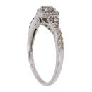 Le Vian 14ct White Gold 0.50ct Brilliant Cut Diamond Cluster Ring