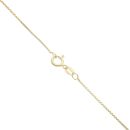 Gold Plated Silver Patterned Locket And Chain 18"
