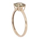 9ct Yellow Gold Prasiolite Single Stone Ring