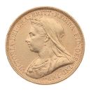 1895 Victoria Old Head Australia Full Sovereign Coin