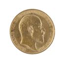 1910 Edward VII Large Head UK Half Sovereign Coin