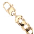 9ct Yellow Gold Curb Bracelet 8"