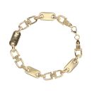 14ct Yellow Gold Fancy Bracelet 8"
