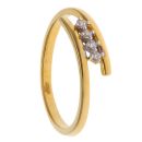 22ct Yellow Gold Cubic Zirconia Four Stone Ring