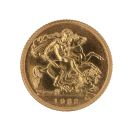 1982 Elizabeth II Decimal Portrait UK Half Sovereign Coin