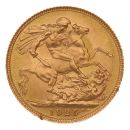 1925 George V Large Head UK Full Sovereign Coin