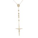 9ct Yellow Gold Rosary Beads 26"