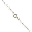 9ct Yellow Gold Cubic Zirconia Cross Pendant and Chain 20"
